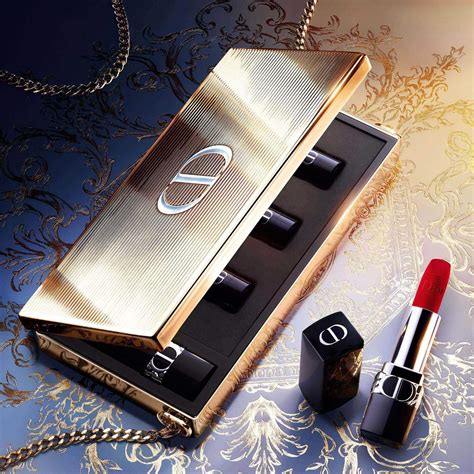 dior rouge minaudiere|dior make up clutch.